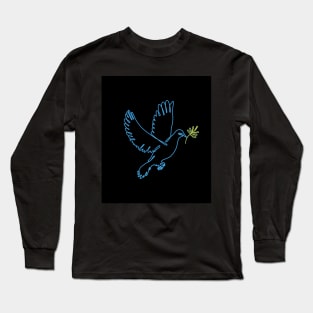 Dove with olive branch Long Sleeve T-Shirt